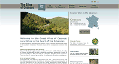 Desktop Screenshot of gites-cessous.fr